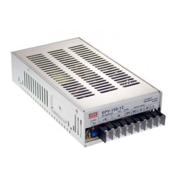 Mean Well SPV-150-12RS Enclosed, Switching Power Supply, 12V dc, 12.5A, 150W