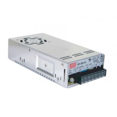 Mean Well SP-200-3.3 Enclosed, Switching Power Supply, 3.3V dc, 40A, 132W