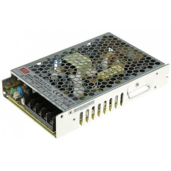 Mean Well RSP-75-7.5RS Enclosed, Switching Power Supply, 7.5V dc, 10A, 75W