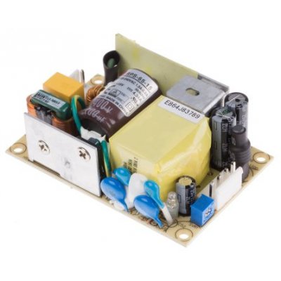 Mean Well RPS-65-15 Open Frame, Switching Power Supply, 15V dc, 4.34A, 65W