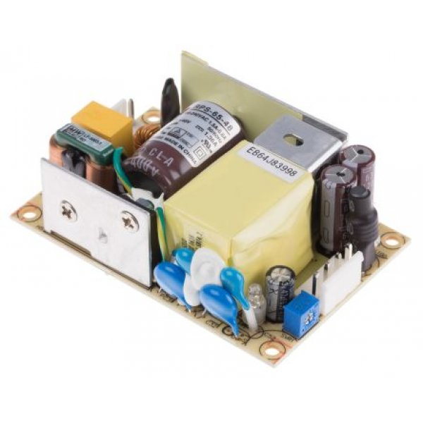 Mean Well RPS-65-48 Open Frame, Switching Power Supply, 48V dc, 1.36A, 65W
