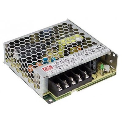 Mean Well LRS-75-5 Enclosed, Switching Power Supply, 5V dc, 14A, 70W