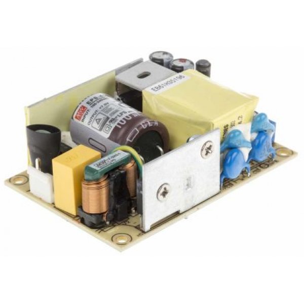 Mean Well EPS-45S-7.5 Open Frame, Switching Power Supply, 7.5V dc, 5.4A, 40.5W