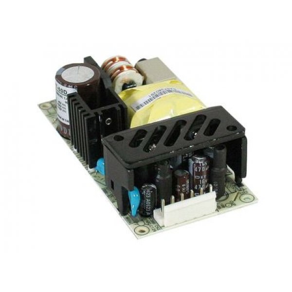 Mean Well RPT-60B Open Frame, Switching Power Supply, 5 V dc, ±12 V dc, 2 A, 4 A, 500mA, 50W