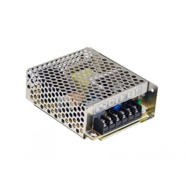Mean Well RS-35-5 Enclosed, Switching Power Supply, 5V dc, 7A, 35W