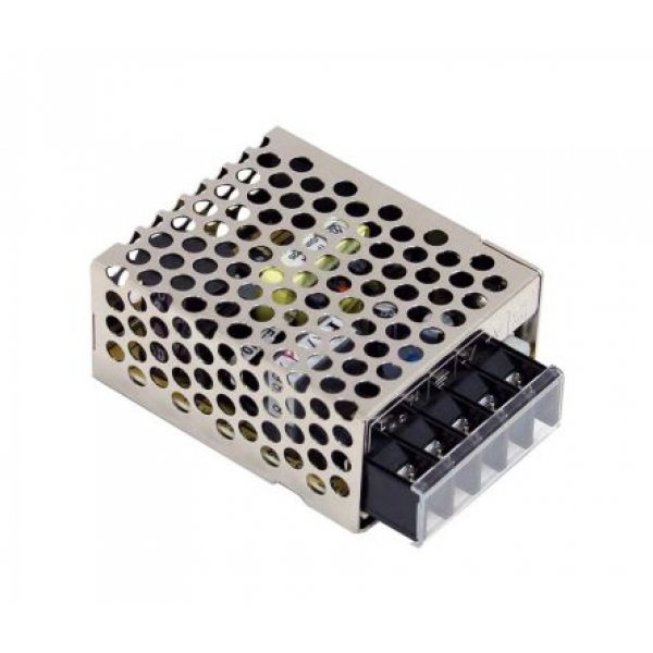 Mean Well RS-15-3.3 Enclosed, Switching Power Supply, 3.3V dc, 3A, 9.9W