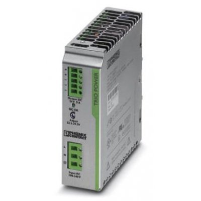 Phoenix Contact 2866310 TRIO-PS1AC/24DC/5 Switch Mode DIN Rail Power Supply