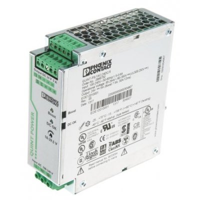 Phoenix Contact 2866750 QUINT-PS/1AC/24DC/5 Switch Mode DIN Rail Power Supply