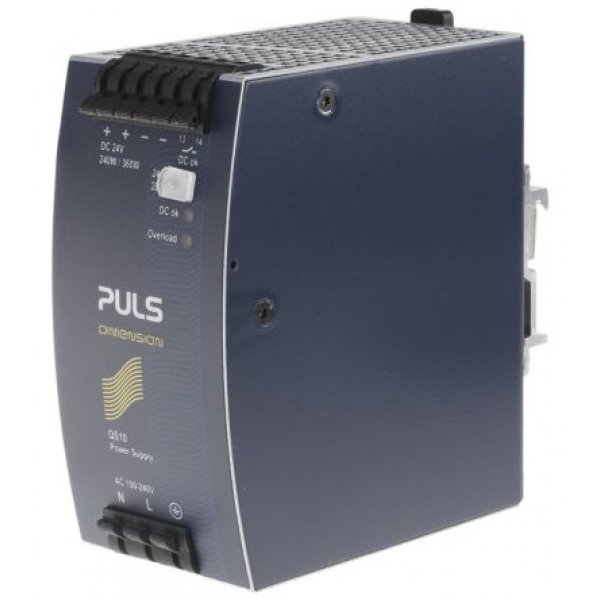 PULS QS10.241-A1 DIMENSION Q Switch Mode DIN Rail Panel Mount Power Supply