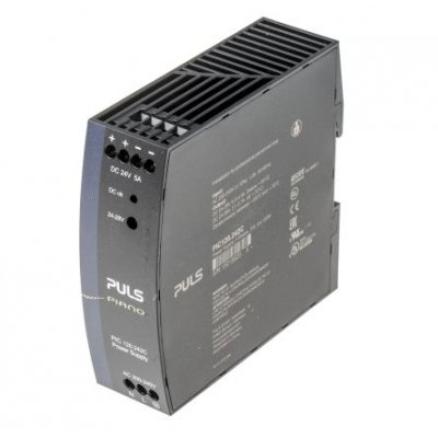 PULS PIC120.242C PIANO Switch Mode DIN Rail Power Supply, 120W, 24V dc/ 5A