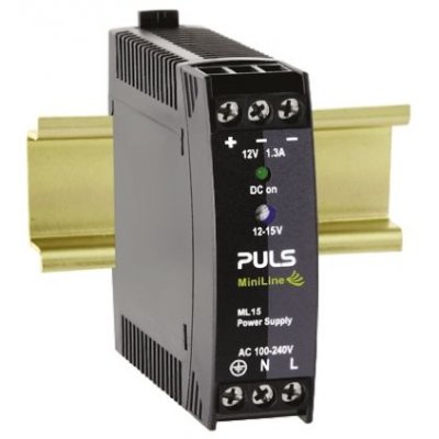 PULS ML15.121 MiniLine MLY Switch Mode DIN Rail Panel Mount Power Supply