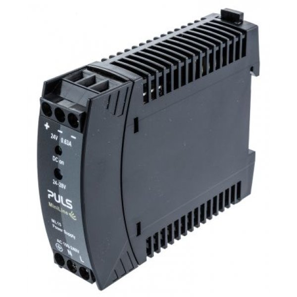 PULS ML15.241 MiniLine MLY Switch Mode DIN Rail Panel Mount Power Supply