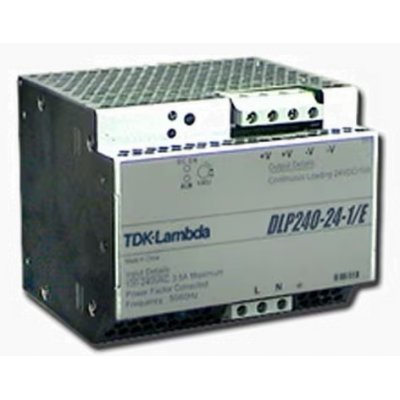 TDK-Lambda DLP240-24-1/E DLP Switch Mode DIN Rail Panel Mount Power Supply