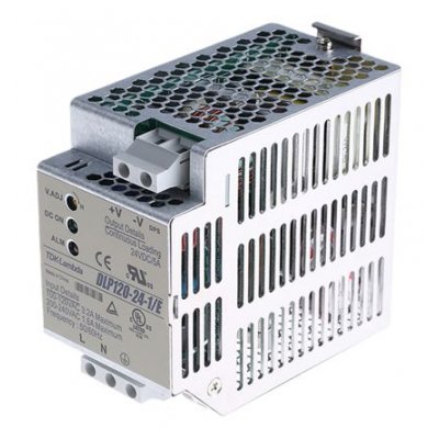 TDK-Lambda DLP120-24-1/E Switch Mode DIN Rail Panel Mount Power Supply