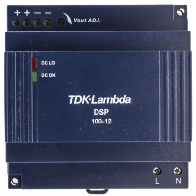 TDK-Lambda DSP-100-12 Switch Mode DIN Rail Power Supply