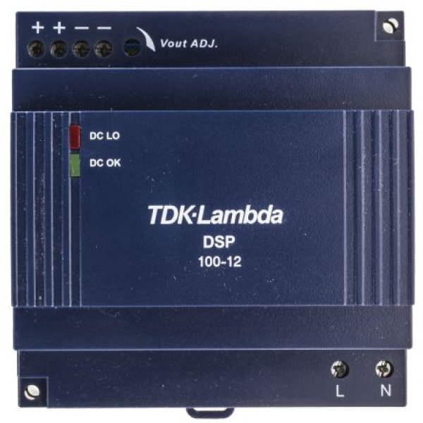 TDK-Lambda DSP-100-12 Switch Mode DIN Rail Power Supply