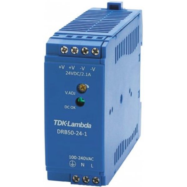 TDK-Lambda DRB-50-48-1 Switch Mode DIN Rail Power Supply