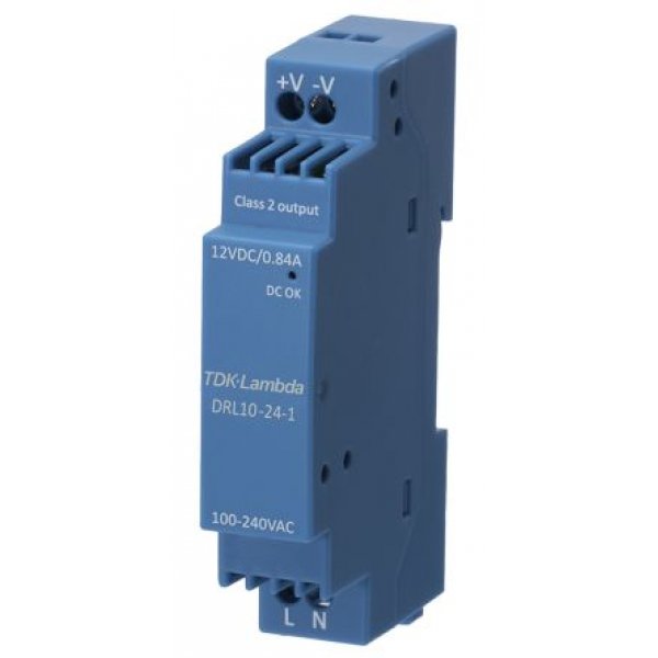 TDK-Lambda DRL10-12-1 Switch Mode DIN Rail Power Supply
