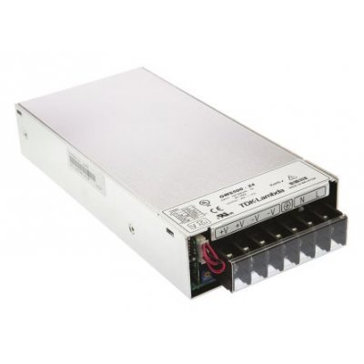 TDK-Lambda GWS500-24 Switching Power Supply, 24V dc, 21A, 504W, 1 Output