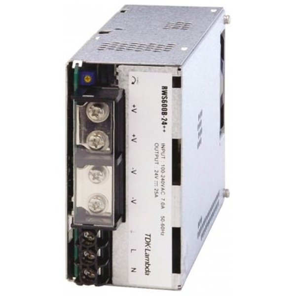 TDK-Lambda RWS600B-12 Switching Power Supply, 12V dc, 50A, 600W, 1 Output