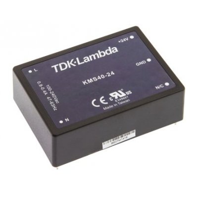 TDK-Lambda KMS40-24 Switching Power Supply, 24V dc, 1.67A, 40W, 1 Output