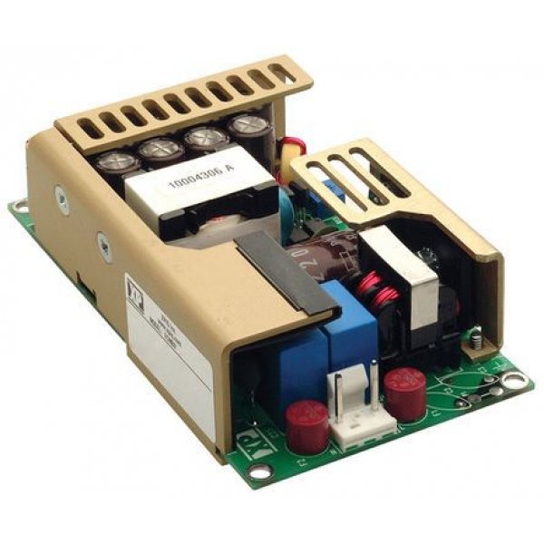XP Power ECM100UQ44 Switching Power Supply, 5 V dc, ±15 V dc, ±24 V dc, 2 A, 10 A, 800 mA, 100W, Quad Output