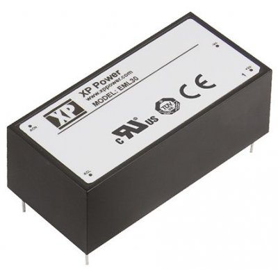 XP Power ECL30UD03-E Switching Power Supply, 5 V dc, 12 V dc, 1.3 A, 3 A, 30W, Dual Output