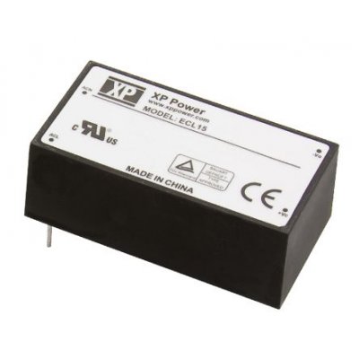 XP Power ECL15UD01-E Switching Power Supply, ±12V dc, 650mA, 15W, Dual Output