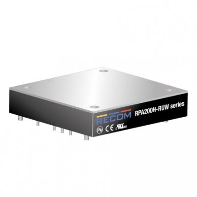 Recom RPA200H-11012SRUW/P Isolated DC-DC Converter PCB Mount