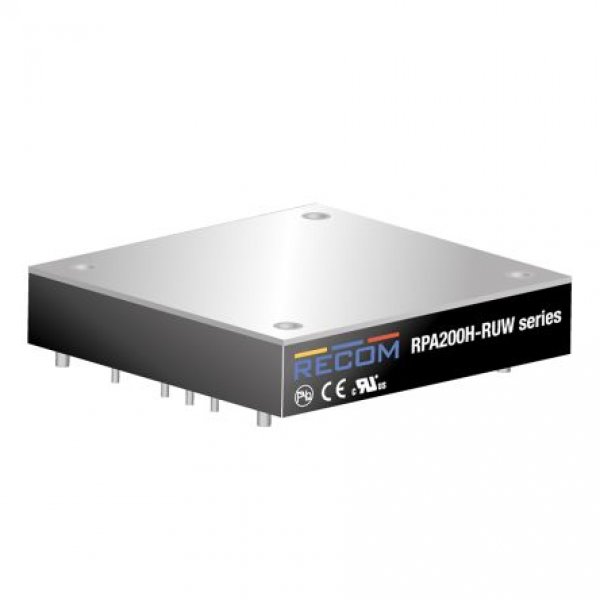 Recom RPA200H-11012SRUW/P Isolated DC-DC Converter PCB Mount