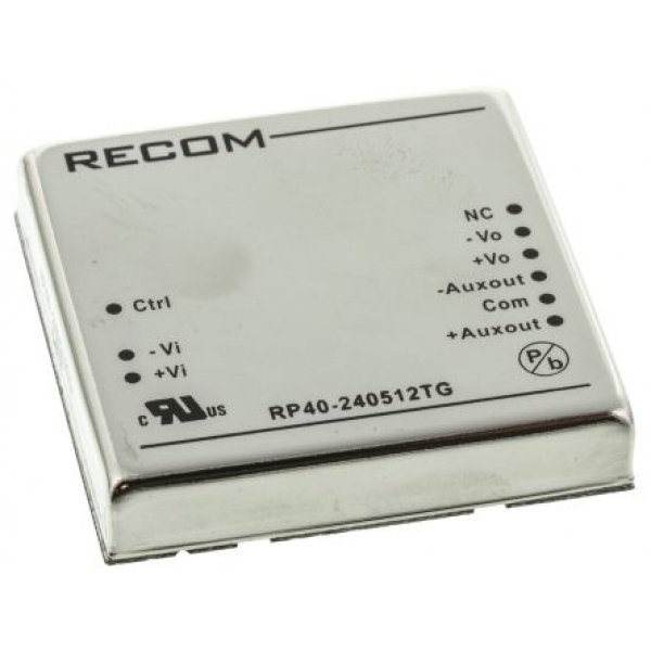 Recom RP40-240512TG Isolated DC-DC Converter Through Hole