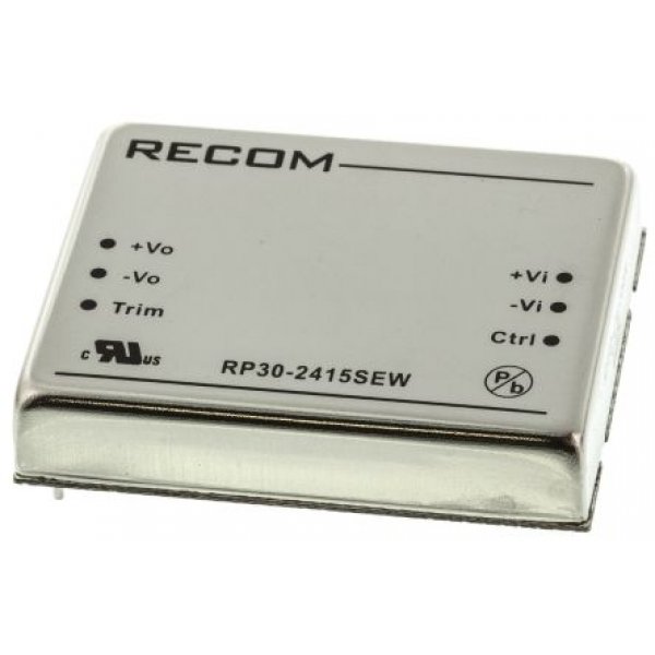 Recom RP30-2415SEW Isolated DC-DC Converter Through Hole