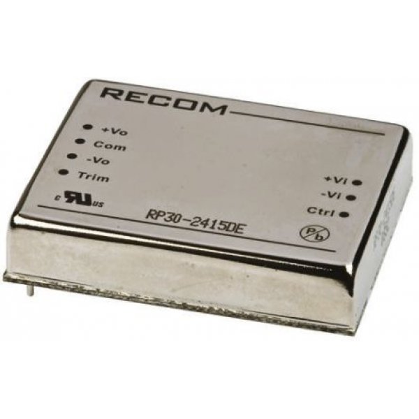 Recom RP30-2415DE Isolated DC-DC Converter Through Hole