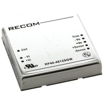 Recom RP40-4812SGW Isolated DC-DC Converter Through Hole