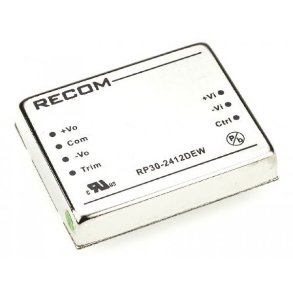 Recom RP30-2412DEW Isolated DC-DC Converter Through Hole
