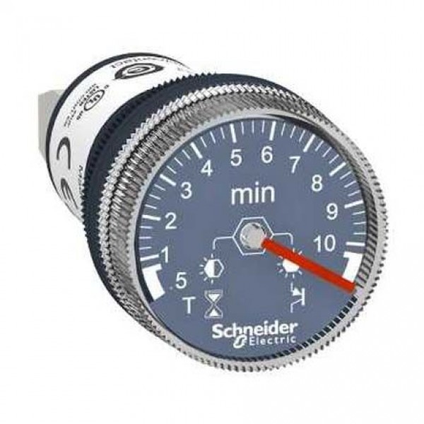Schneider Electric XB5DTB24 Panel Mount Single Function Timer Relay, 24V dc, 0.5 → 10min