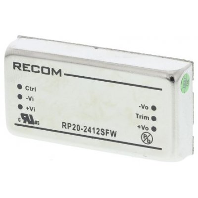 Recom RP20-2412SFW Isolated DC-DC Converter Through Hole