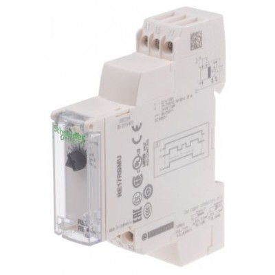 Schneider Electric RE17RBMU One Shot Single Timer Relay