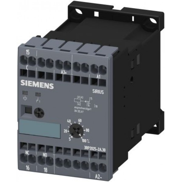 Siemens 3RP2025-2AQ30 ON-Delay Single Timer Relay