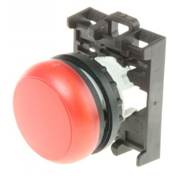 Eaton C22-L-R-24-P5 Red LED Indicator, 22.5mm Cutout, IP67, IP69K, Round, 24 V ac/dc