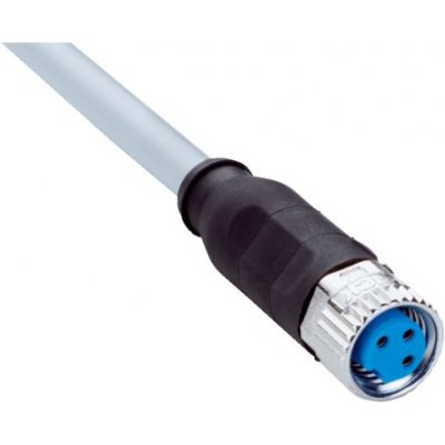 Sick 2095884 (YF8U13-050VA1XLEAX) M8 3-Pin 5m Female Plug Connector With Cable