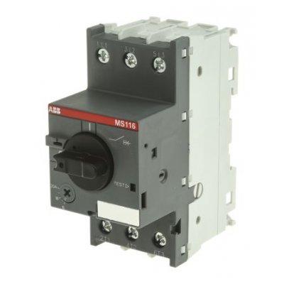 ABB 1SAM250000R1013 MS116-20  16 → 20 A MS Range Motor Protection Circuit Breaker