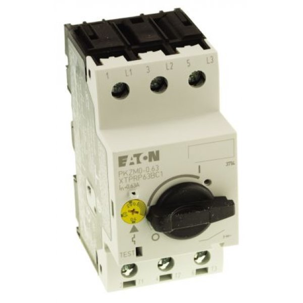 Eaton 072733 PKZM0-0,63  0.4 → 0.63 A Motor Protection Circuit Breaker, 690 V ac