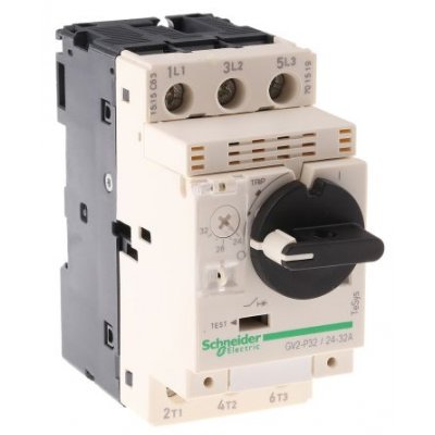 Schneider Electric GV2P32 24 → 32 A TeSys Motor Protection Circuit Breaker