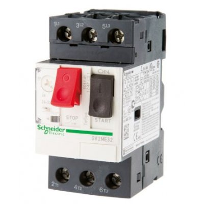 Schneider Electric GV2ME32 24 → 32 A TeSys Motor Protection Circuit Breaker