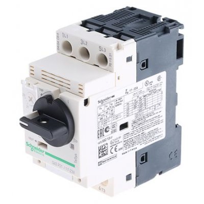 Schneider Electric GV2P21 17 → 23 A TeSys Motor Protection Circuit Breaker