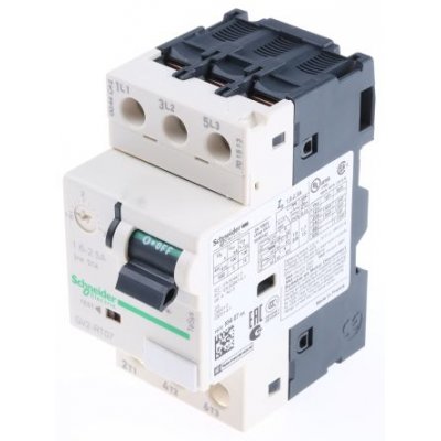 Schneider Electric GV2RT07 1.6 → 2.5 A TeSys Motor Protection Circuit Breaker