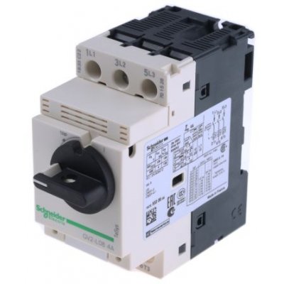Schneider Electric GV2L08 2.5 → 4 A, 4 → 6 A TeSys Motor Protection Circuit Breaker