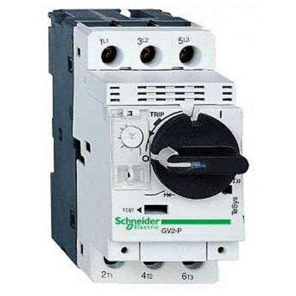 Schneider Electric GV2P04 0.4 → 0.63 A TeSys Motor Protection Circuit Breaker