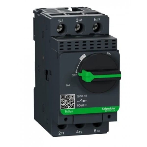 Schneider Electric GV2L16  12 → 18 A, 9 → 13 A TeSys Motor Protection Circuit Breaker